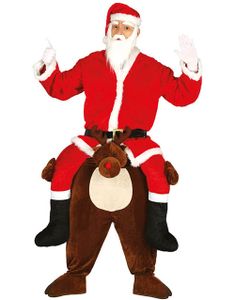 Rensdyr Piggyback Unisex Kostume