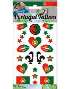 Midlertidige Tatoveringer med Portugisisk Supporter Tema