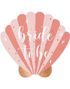 20 stk Skjellformede Bride To Be Servietter 27,5x26 cm