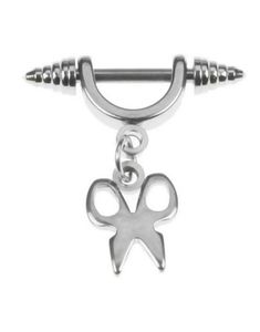 Saks Sølv Tragus/Helix - Strl 1.2 x 6 mm