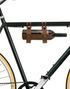 Leather Wine Bottle Bike Caddy - Flaskeholder til Sykkel i Lær