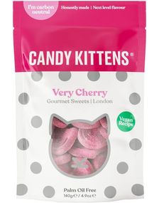 Candy Kittens Very Cherry - Vegansk Vingummi med Sur Kirsebærsmak 140 gram