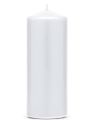 6 stk Hvide Bloklys 15x6 cm