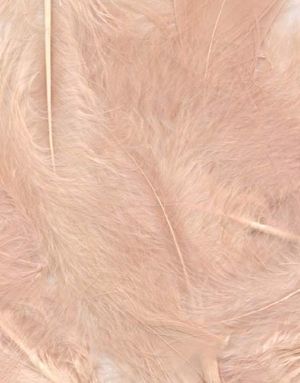 8 gram Dusty Rose Dekorative Fjer 6-12 cm