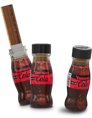 1 stk Yammiez Cola Zero Pop - Kjærlighet i Mini Colaflaske