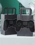 5 Svarte Pop-Out Spillkontroller Godte/Partypose i Papir 19 cm
