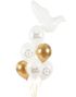 50 stk Hvite God Bless Ballonger 30 cm
