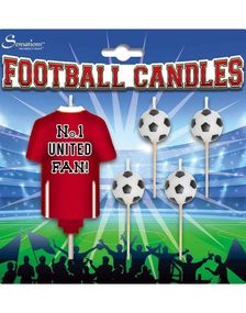 5 stk Manchester United Fan Supportertrøye & Fotballer Kakelys
