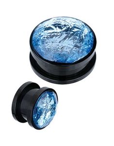 Moon Stone Blue - Sort Piercing Plug