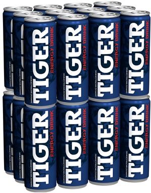 24 stk Tiger Energy Drink Classic - Energidrikk - Helt Brett 24x250 ml