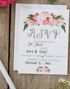10 stk RSVP Kort - Bohemian Rose