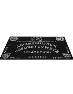 Sort Spirit Board / Ouija Bræt Dørmåtte 75x45 cm