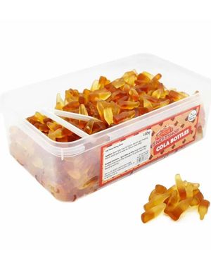 600 stk Sweetshop Cola Bottles - Æske med Vingummicolaflasker 1,02 kg