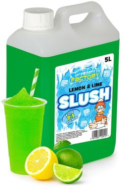 Lemon and Lime Slush-Koncentrat - 40 Liter Færdig Slush - Crazy Factory