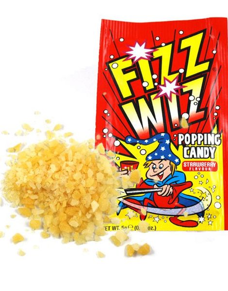 Fizz Wiz Popping Candy med Jordbærsmag 7 gram