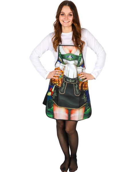 Morsomt Oktoberfest Forkle til Dame