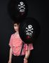 6 stk Svarte Pirat Ballonger 30 cm