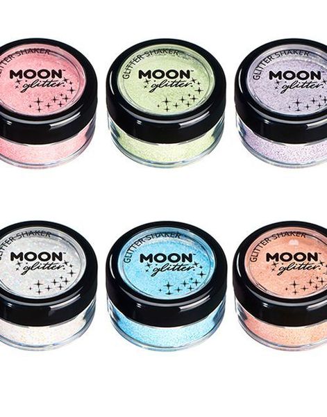 VÆLG BLANDT 8 FARVER - Pastelfarvet Glitter Shaker