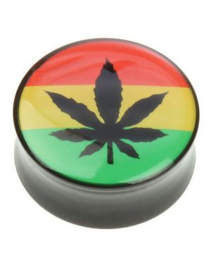 Jamacian Weed - Piercing Plug