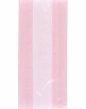 30 stk Lys Rosa Godteposer i Plast