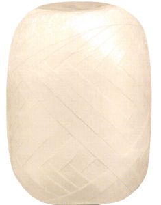 20 meter Ivory/Elfenben Ballon/Gavebånd - 5 mm Bred
