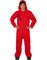 Rød Fange Jumpsuit-Kostyme til Mann