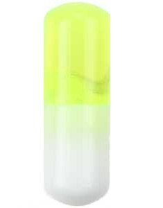 Pille Gul - 5x14 mm Akrylkugle til 1,6 mm stang