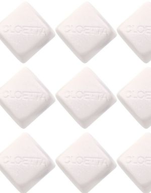 820g Cloetta Stor Boks med Skum / Hvide Puder