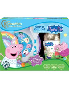 Peppa Gris Sjokoladeegg og Frokostsett - Kinnerton 50 gram