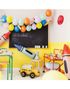 Rød Fargestiftformet Folieballong 23x104 cm