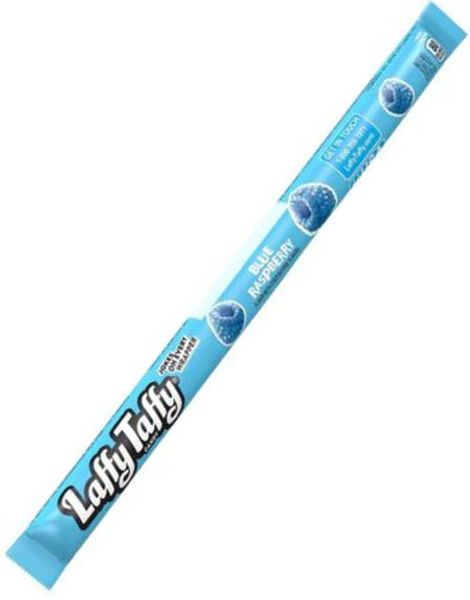 Laffy Taffy Blue Rasberry - Karamellstang med Smak av Blå Bringebær 23 gram (USA Import)