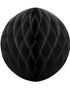 Svart Honeycomb Ball VELG STØRRELSE 10-40 cm
