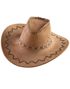 Brun ruskind Cowboyhat