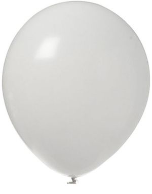 10 stk 30 cm - Hvide Balloner