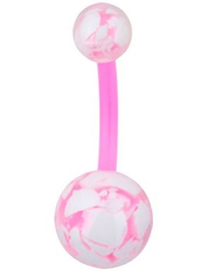 Slik Rosa Navlepiercing