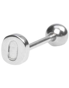 Tungepiercing med Bogstavet O