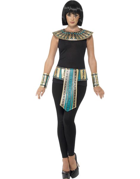 Egyptisk Kit med Krave, Bælte og Armcuffs