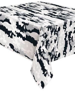 Svart Camo Plastduk 137x213 cm - Fortnite Camo