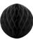 Svart Honeycomb Ball VELG STØRRELSE 10-40 cm