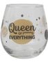 Queen of F****G Everything - Fotløst Vinglass/Ølglass/Brusglass - 450 ml
