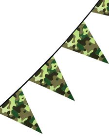 6 meter Kamouflage Banner - Army Party