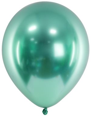 50 stk 30 cm - Glossy Grønne Ballonger