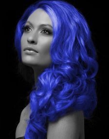 Hair Colour Spray - Blå Hårspray