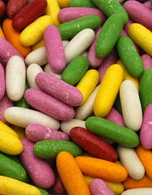 5 kg Liquorice Comfits - Flerfarvet Lakrids med Hård Skal - Carletti