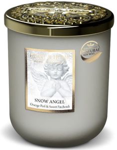 Snow Angel - Stort Duftlys i Glass med Appelsin og Patchouli Duft