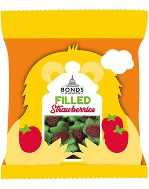 Filled Strawberry - Bonds of London 50 g (UK)