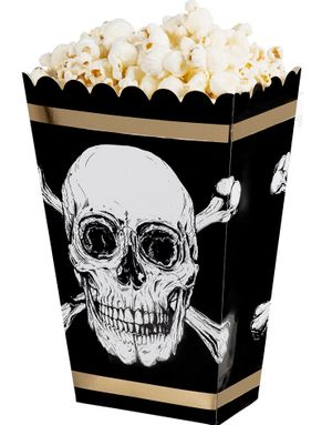 4 stk Popcornbeger - Golden Pirate
