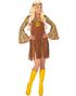 Flower Power Babe - Hippiekostume til Dame