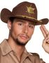Brun Deputy Sherif Hat i Filt