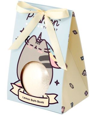 Pusheen Badebombe i Gavepakke med Duft av Sitron